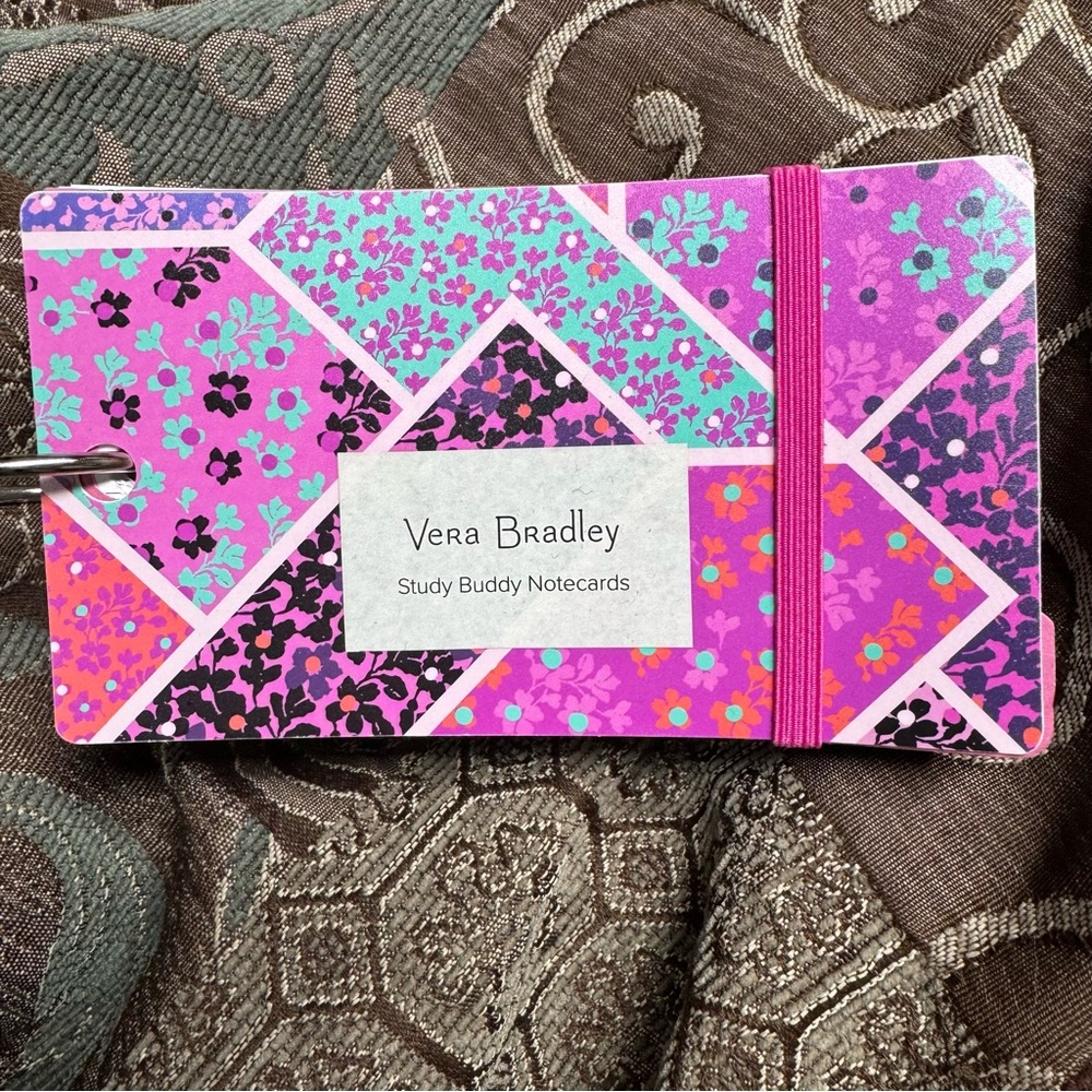 Vera Bradley study buddy notecards